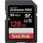 کارت حافظه SDHC سن دیسک مدل Extreme pro کلاس 10 سرعت 663x 95 mb/ps ظرفیت 128گیگابایت